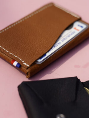 Porte-monnaie en cuir souple
